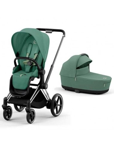 Cochecito Trío Cybex e-Priam Leaf Green