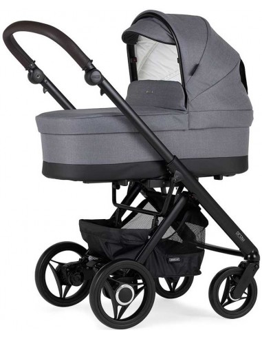 Cochecito Dúo Bébécar Prow Compact KA-414 Chasis Negro